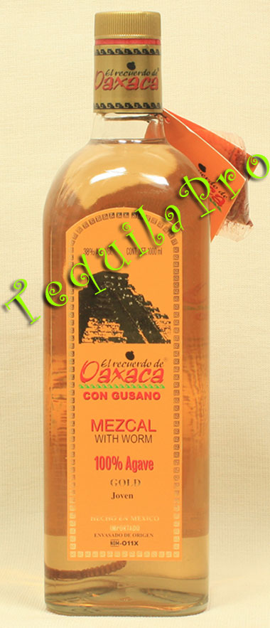Текила Эль Рекуэрдо де Оахака Мескаль Голд 1 л Текила El Recuerdo de Oaxaca Mezcal Gold 1 l