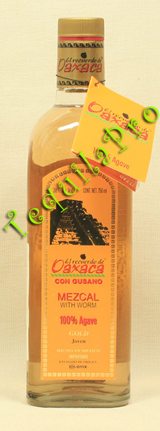 Текила Эль Рекуэрдо де Оахака Мескаль Голд 0,75 л Текила El Recuerdo de Oaxaca Mezcal Gold 0,75 l